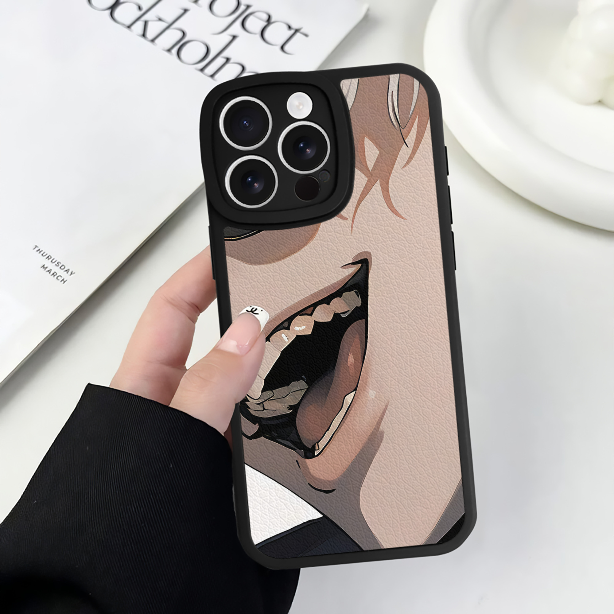 （画像用） SPY×FAMILY间谍家家酒 【iPhone 16シリーズ対応】シリコンスマホケース（レザー調） 材質：シリコン
